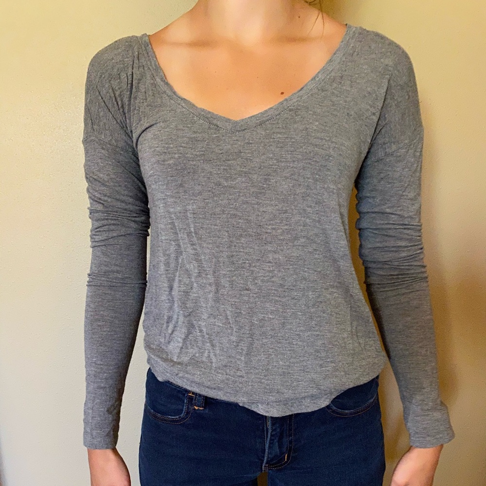 Grey long-sleeve